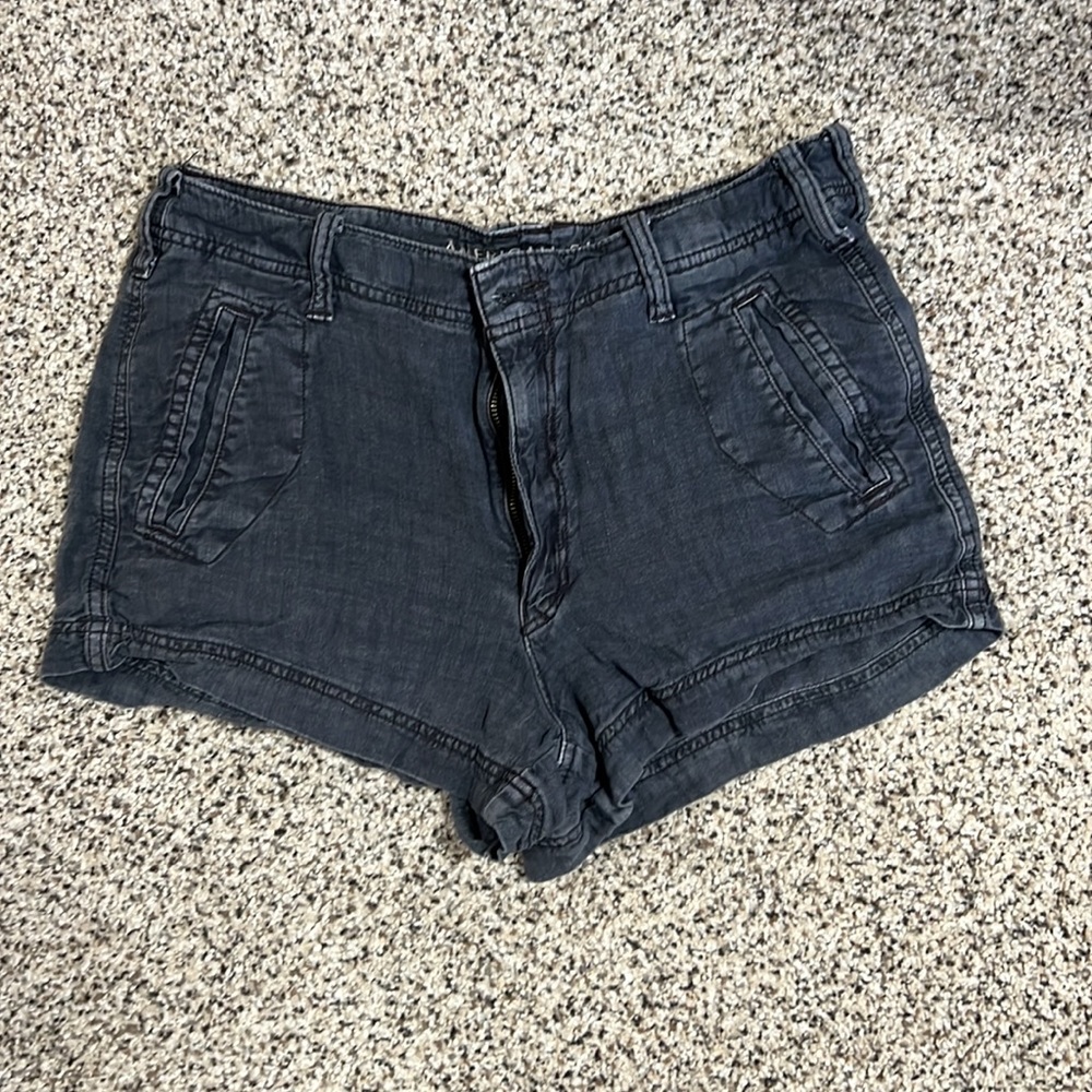 Black American eagle shorts